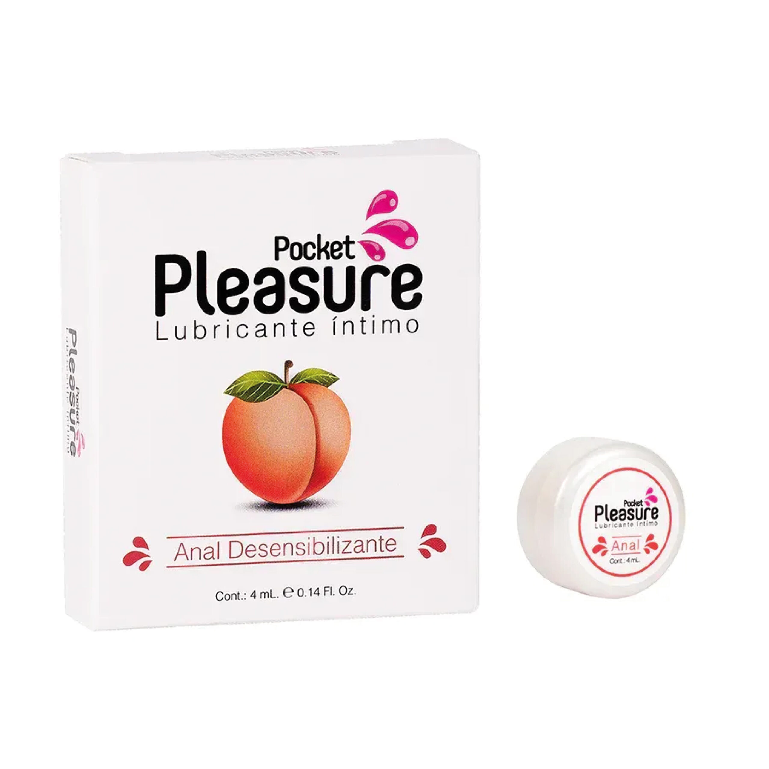 Lubricante Íntimo Anal Desensibilizante x 4 ml Pocket Pleasure