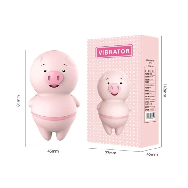 Vibrador Clítoris Cerdito con Lengua
