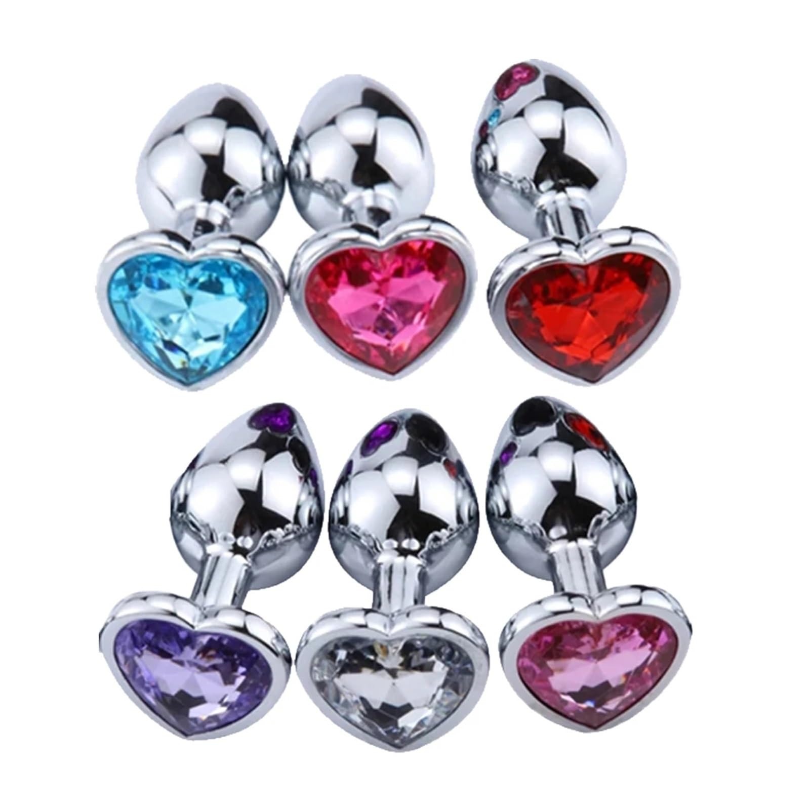 Plug Anal en Acero Talla S Forma Corazón