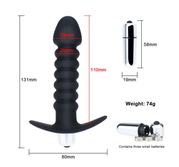 Plug Anal Vibrador Cocolili
