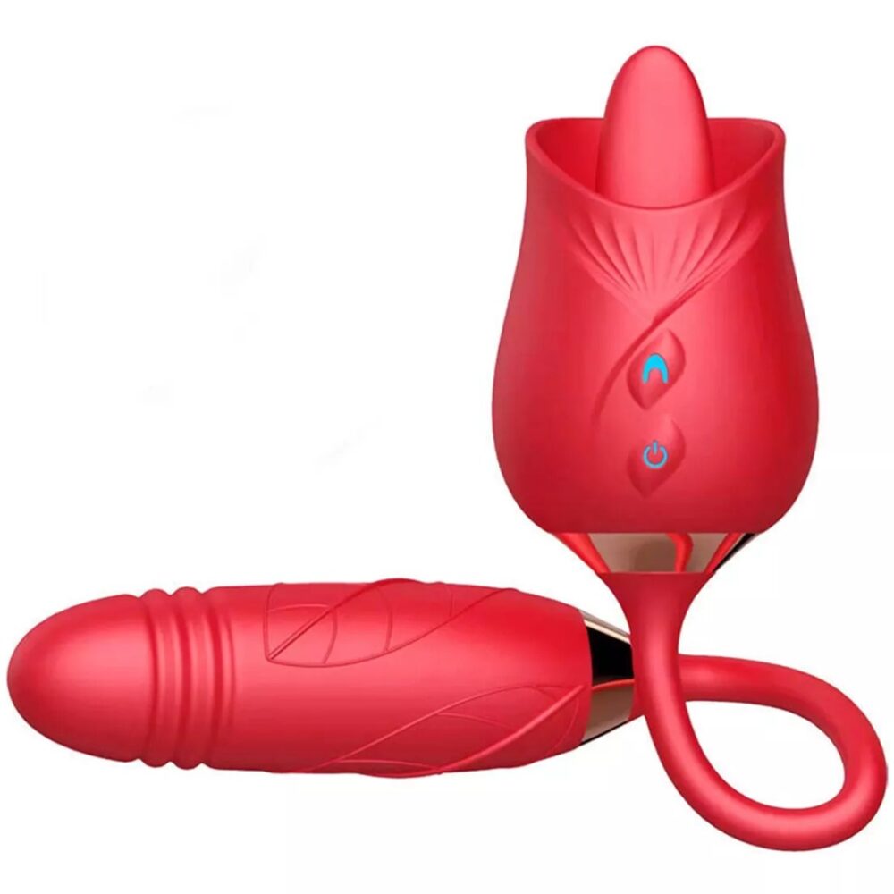 Rosa Vibradora con Lengua