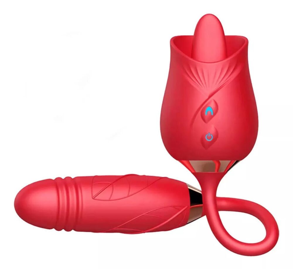 Rosa Vibradora con Lengua