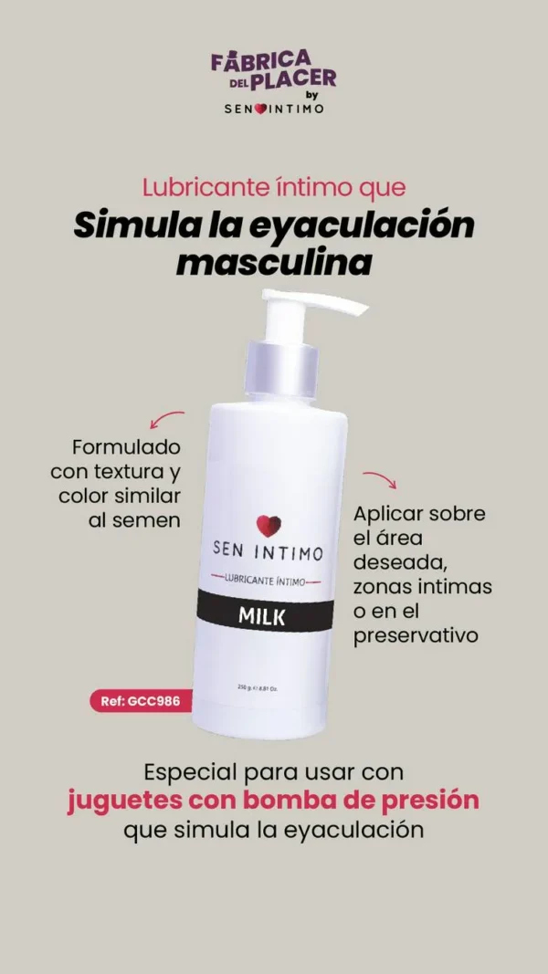 Lubricante Milk Sen Intimo x 250