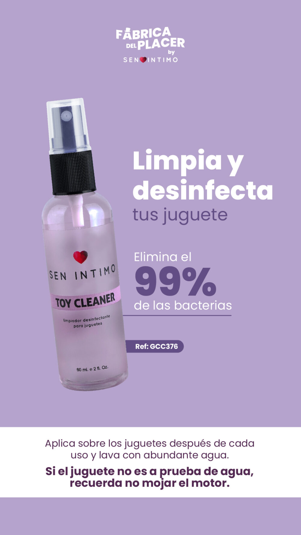 Toy Cleaner X 60 Ml Sen Intimo