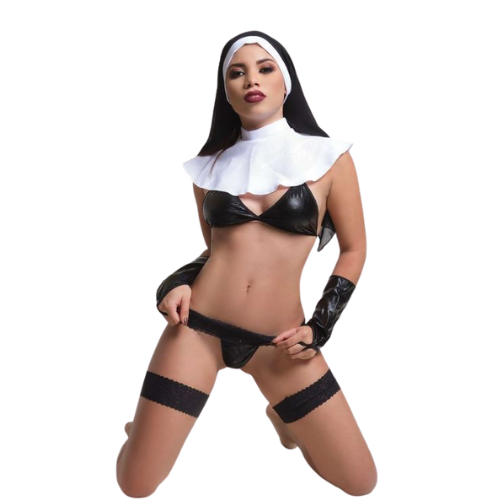 Disfraz Monja Sexy Ref 1296