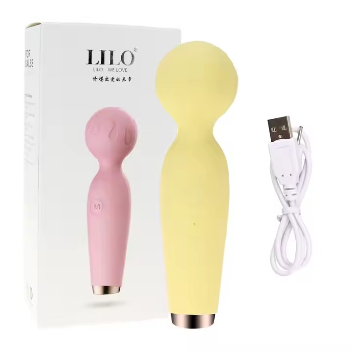 Micrófono Vibrador Hitachi Lilo Ice Cream Color Rosado