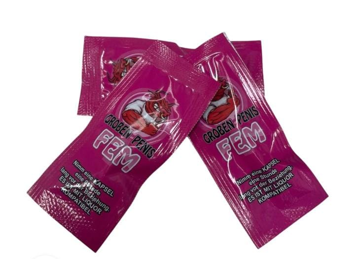 Groben Fem Potencializador Sexual Femenino x 3 Unidades.