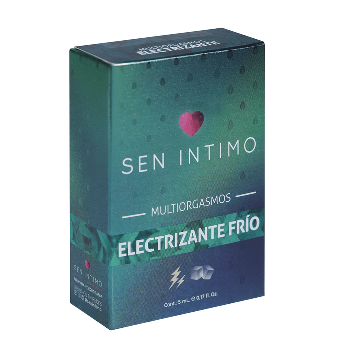 Multiorgasmos Electrizante Frío X 5 ml Sen Intimo