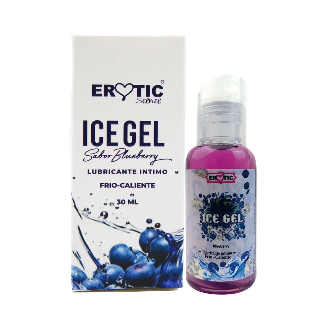 Lubricante Intimo Frio-Caliente Sabor Blueberry x 40 ml. By Erotic.