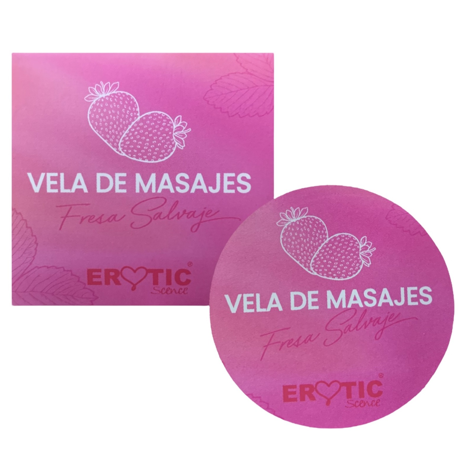 Vela De Masajes Erotic Scence Fresa Salvaje.
