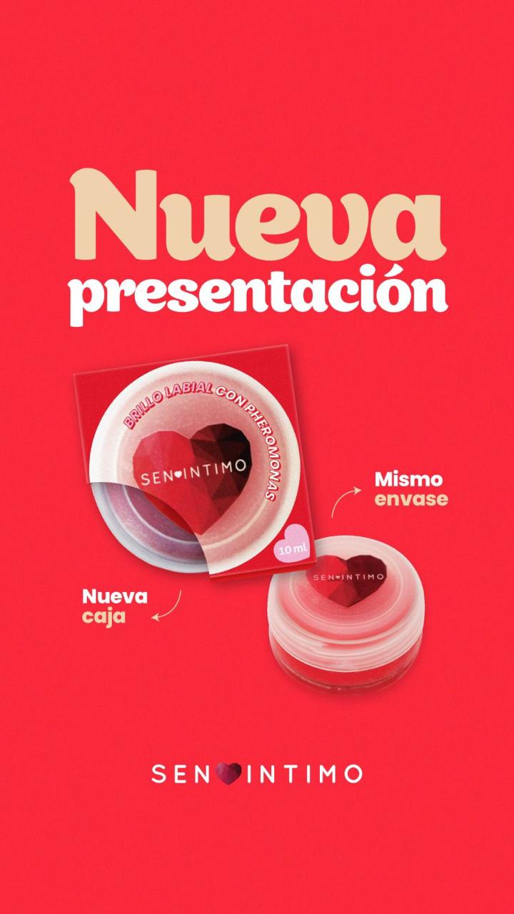 Brillo Labial X 10 Ml Frutos Rojos Sen Intimo