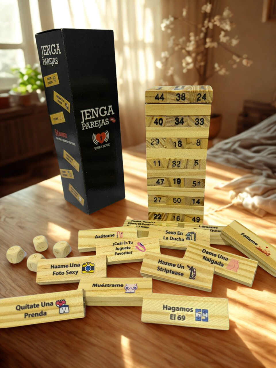 Juego Jenga Parejas