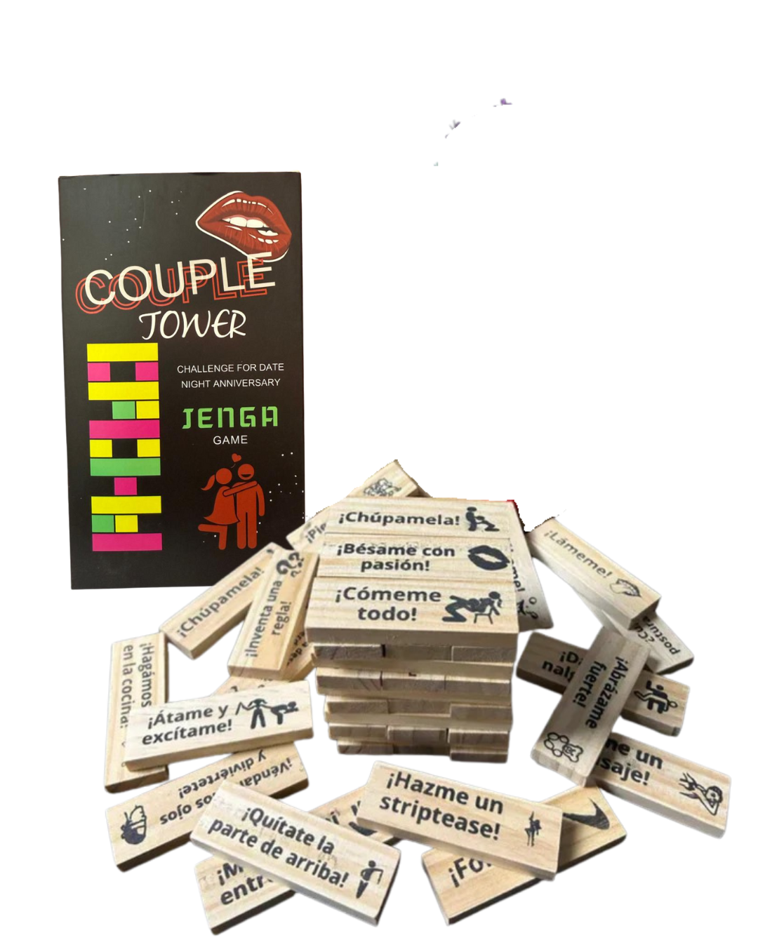 Juego Jenga Parejas