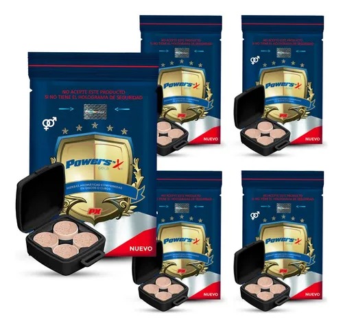 Estimulante Power'S X (5 Pastilleros Con 20 Unidades)