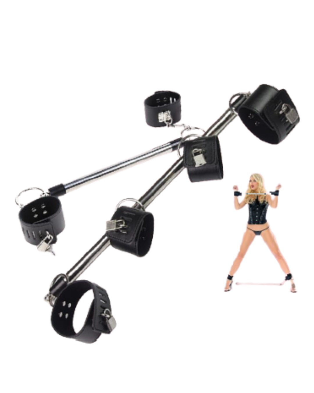 portada Barras de Sometimiento para Tobillos y Muñecas 4 candados