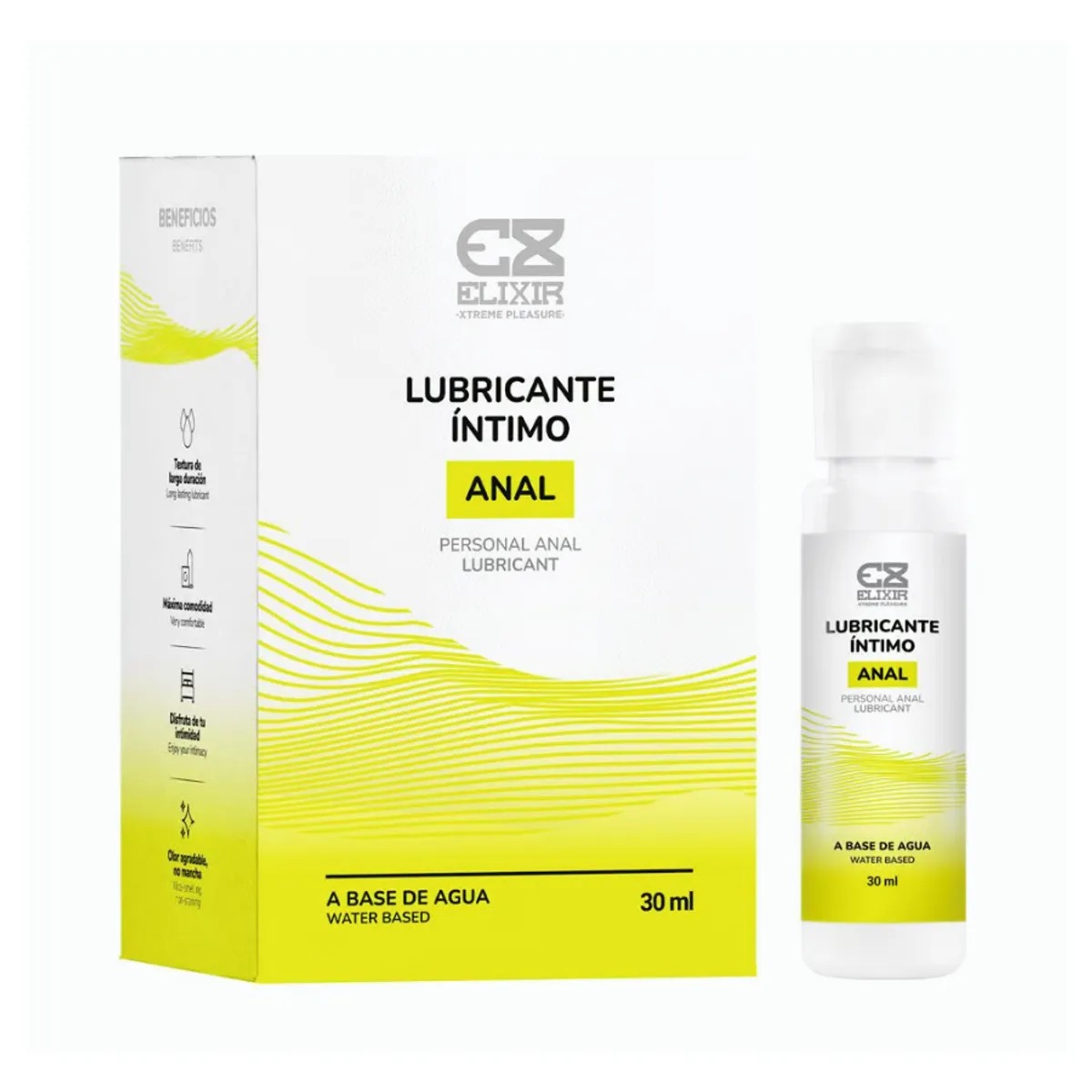 Portada Lubricante Íntimo Anal 30 Ml Elixir