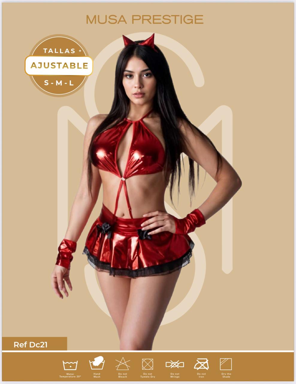 Disfraz de Diabla DC21 MUSA