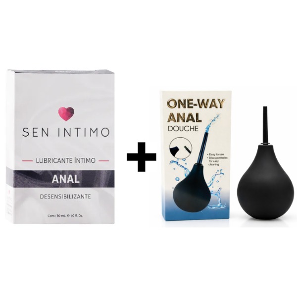 Lubricante Anal x30ml + Ducha Anal 160ml