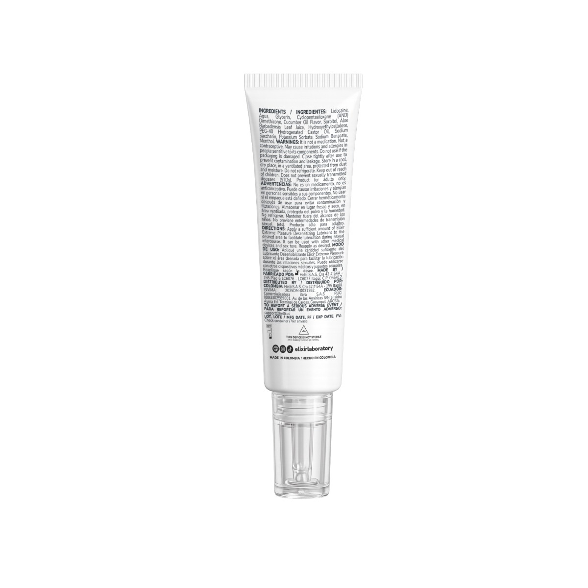 Anesty 30ml Lubricante íntimo Anal Desensibilizante Elixir - Imagen 2