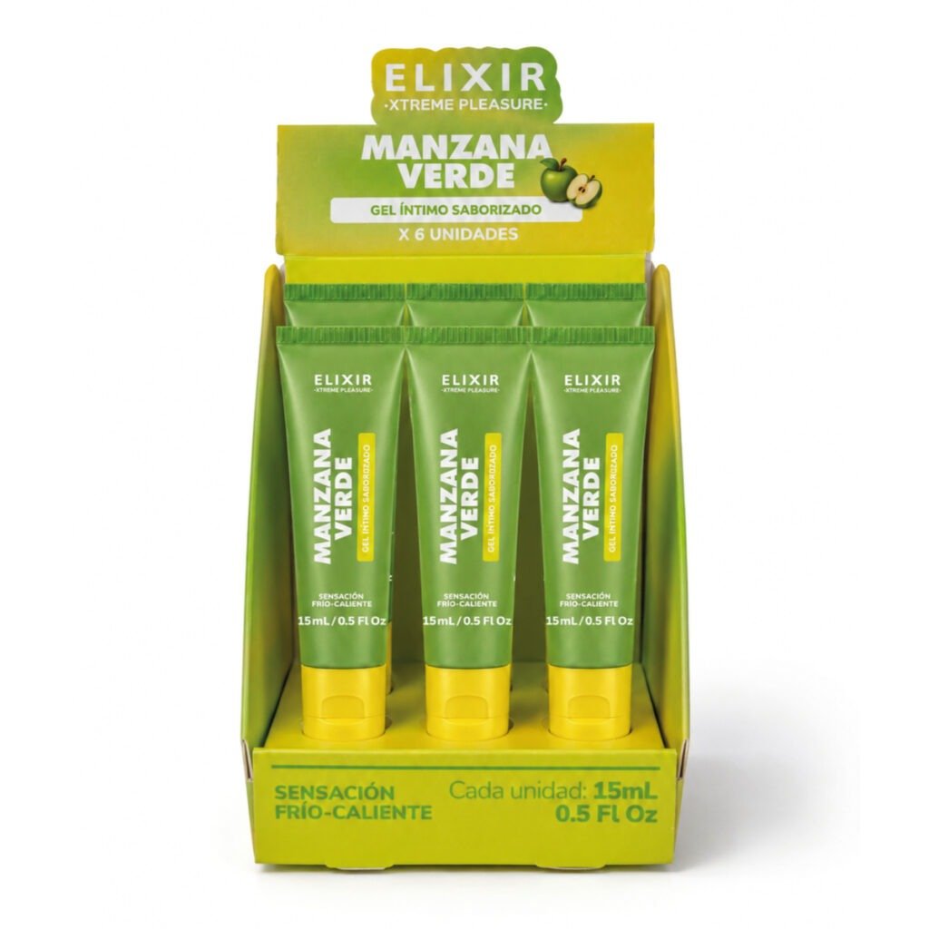 VERDE Gel Íntimo Elixir Saborizado x15ML